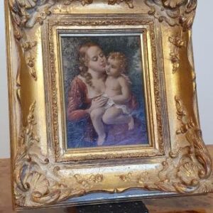 Stara vjerska slika, potpisana